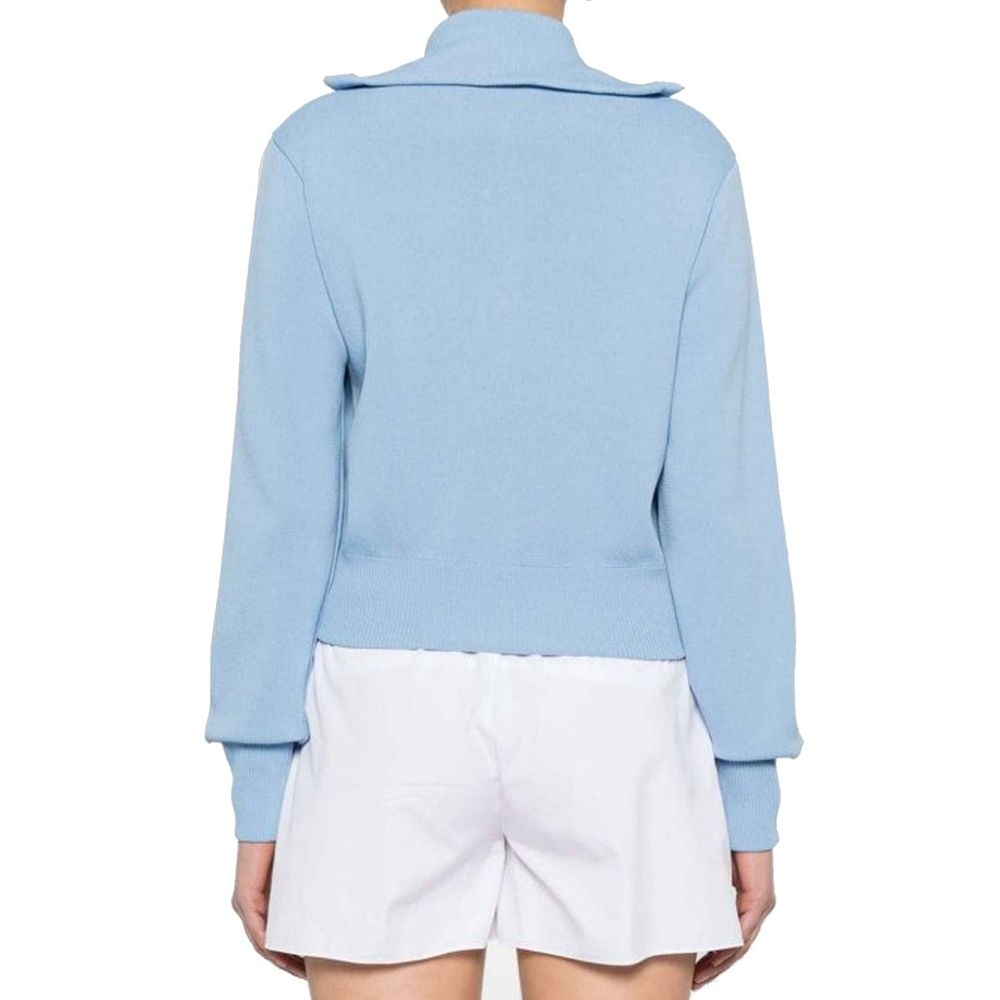 Autry Blue Nylon Cardigan 1728,75611013280,Autry,Blue,Cardigans - Sweaters - Clothing,Clothing,M,New with tags,S,Sweaters - Clothing,Women,XL,XS
