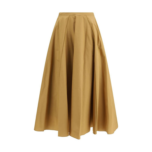 Forte_Forte Beige Cotton Long Skirt 1,1728,2,72470364320,Beige,Clothing,Forte_Forte,Long - Skirts - Clothing,New with tags,Skirts - Clothing,Women