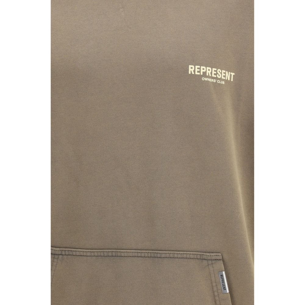 Represent Brown Cotton Sweatshirt 1728,72470364320,Brown,Clothing,L,Men,New with tags,Represent,S,Sweaters - Clothing,Sweatshirts - Sweaters - Clothing,XL