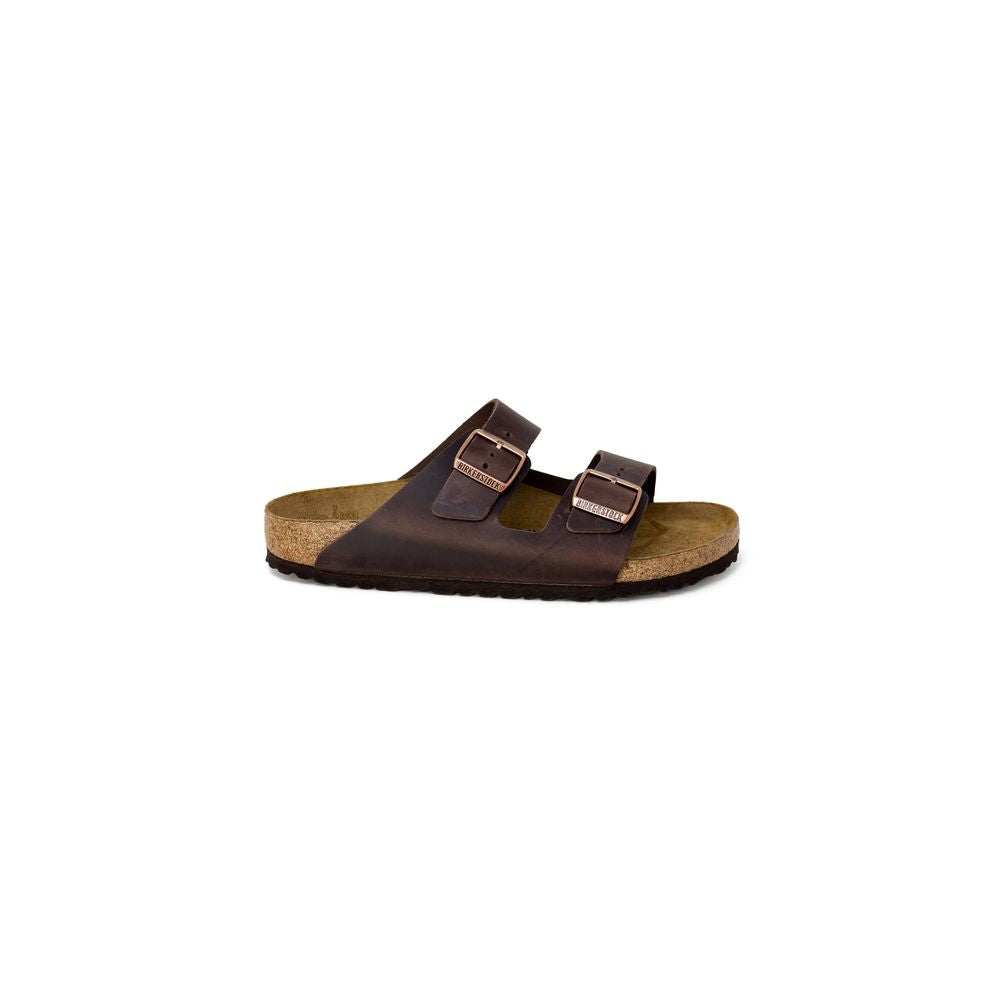 Birkenstock Brown Leather Slippers 1728,71956299936,Birkenstock,Brown,EU41/US8,EU42/US9,EU43/US10,EU44/US11,EU45/US12,Men,New with tags,Sandals - Shoes,Shoes,Slippers - Sandals - Shoes