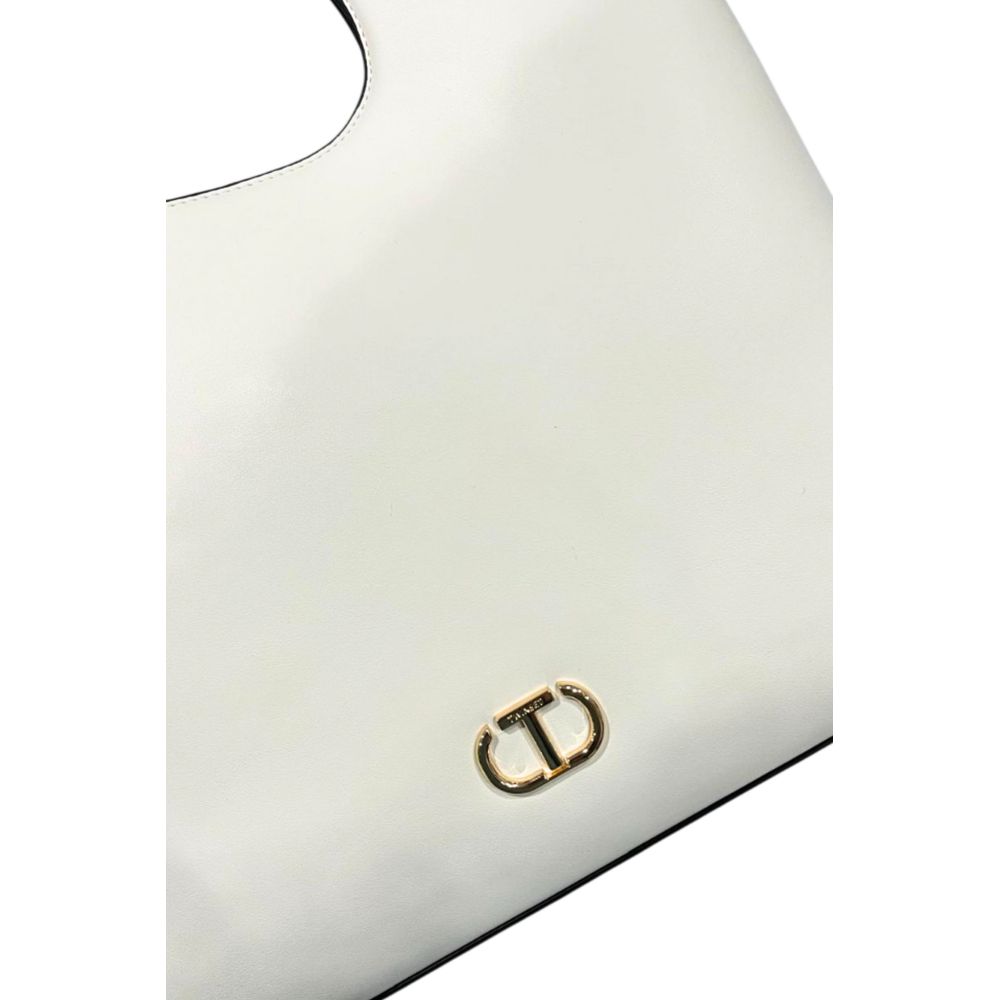 Twinset White PU Women Handbag