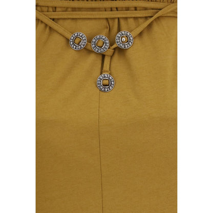 PINKO Brown Cotton Casual Dress