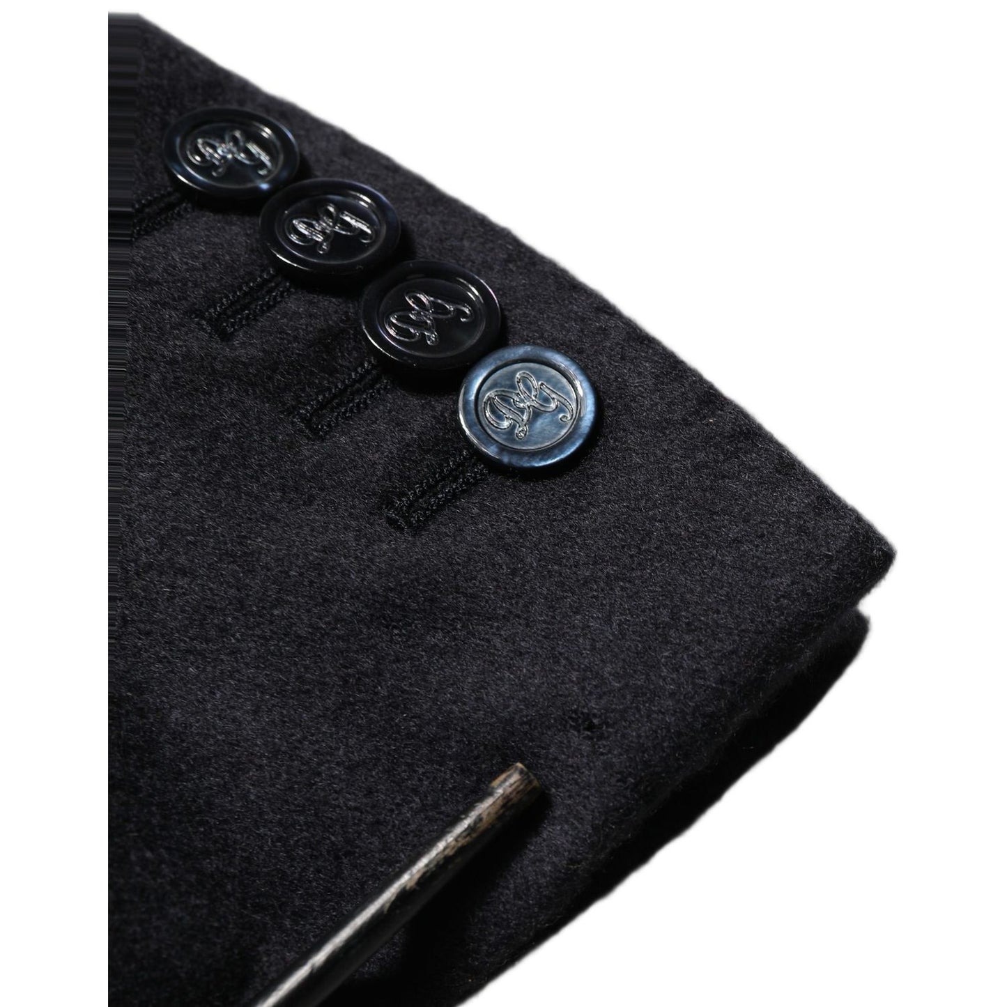 Dolce & Gabbana Blue Cashmere Single Breasted Blazer Jacket