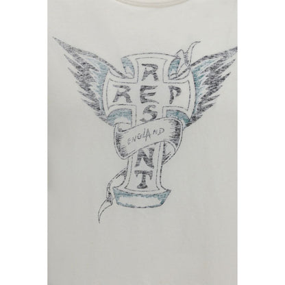 Represent White Cotton T-Shirt