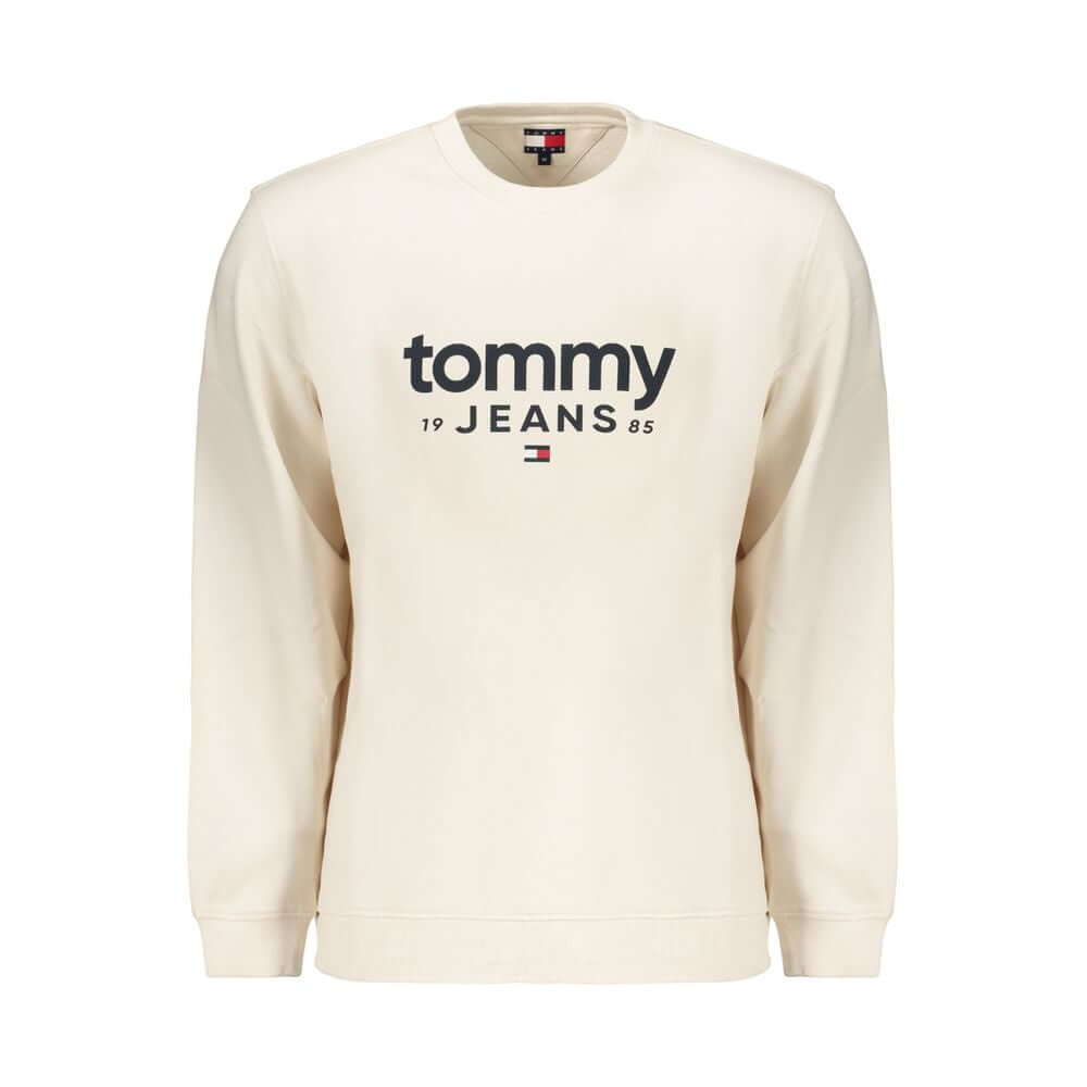 Tommy Hilfiger White Cotton Men's Sweatshirt