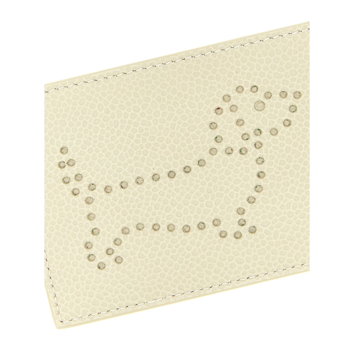 Thom Browne Beige Calfskin Cardholder