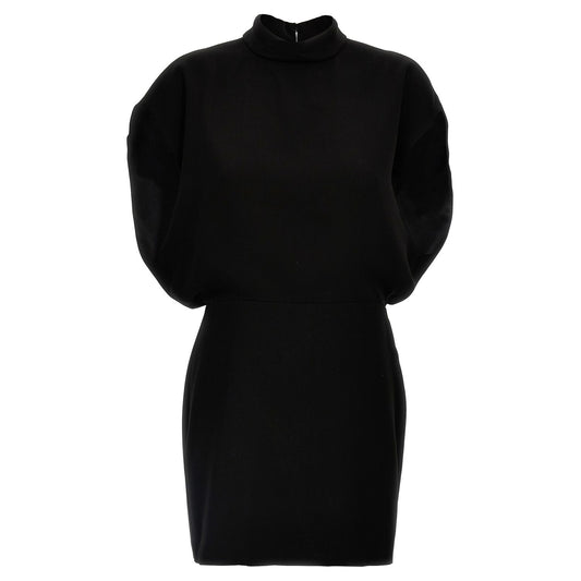 Max Mara Black Triacetate Short Dress