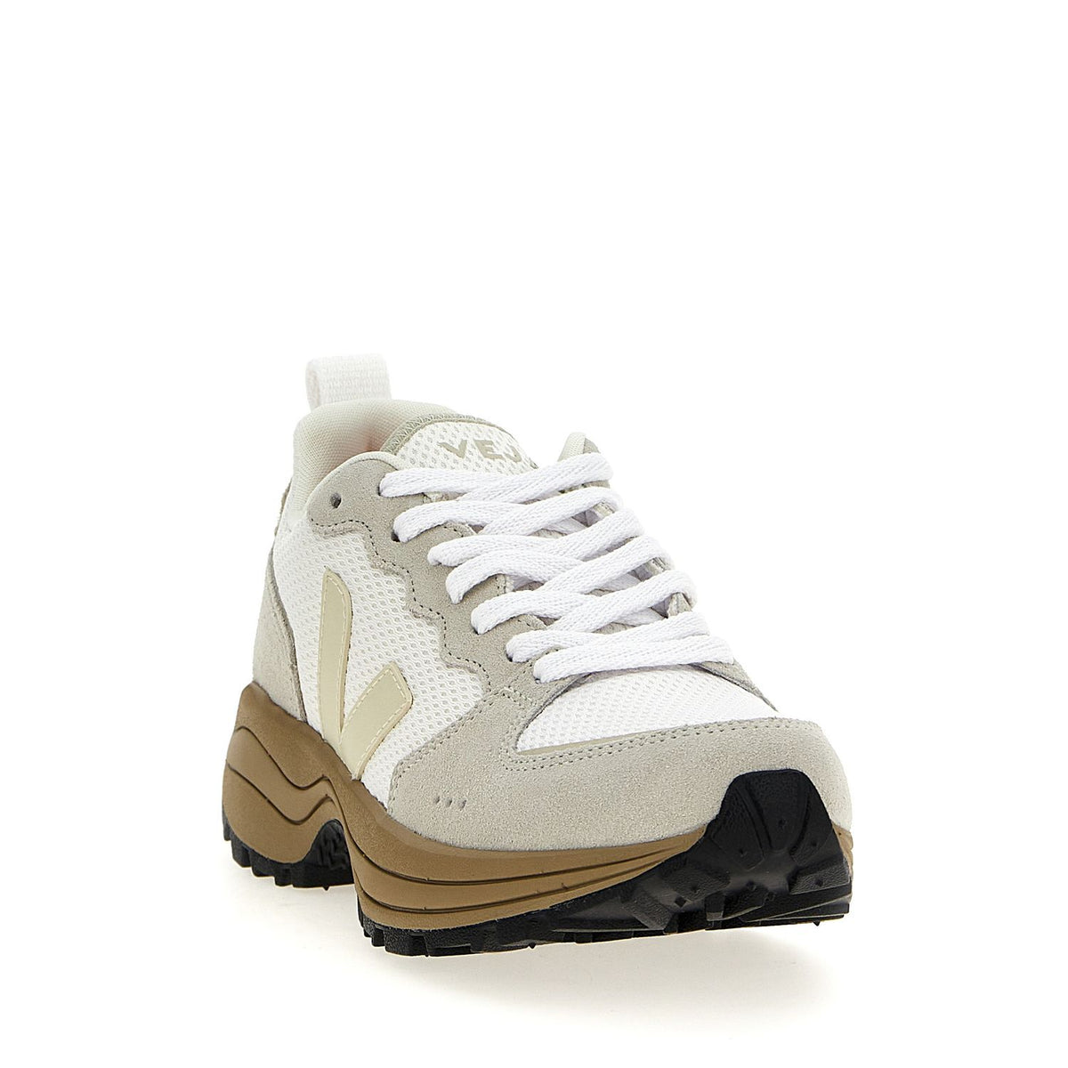 Veja Beige Recycled Polyester Athletic Sneakers