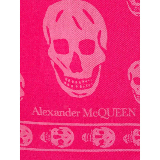 Alexander McQueen Scarfs Fuchsia Scarves Hats & Gloves Alexander Mcqueen Deep Pink