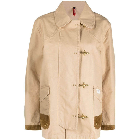 Fay Coats Beige Jackets Fay Tan