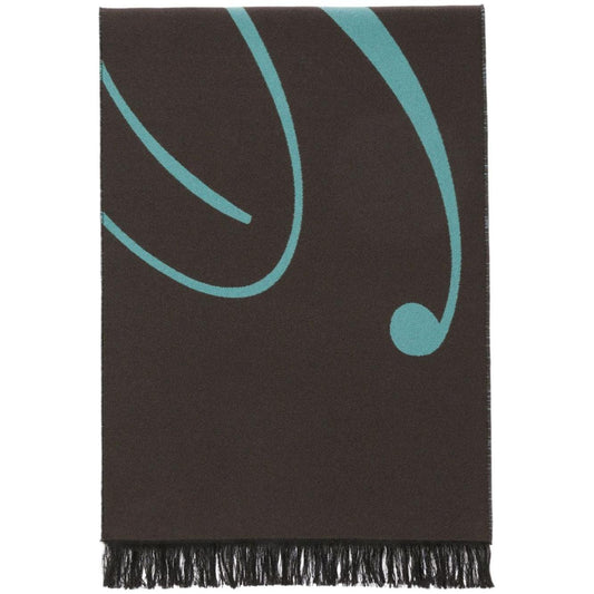 Burberry Scarfs Clear Blue Scarves Hats & Gloves Burberry Dark Slate Gray