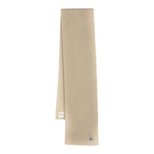 Burberry EKD-embroidered cashmere scarf Scarves Hats & Gloves Burberry Tan