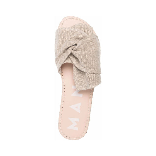 MANEBI Sandals Beige Sandals Manebi Light Gray