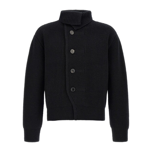 Dries Van Noten Blue Wool Cardigan