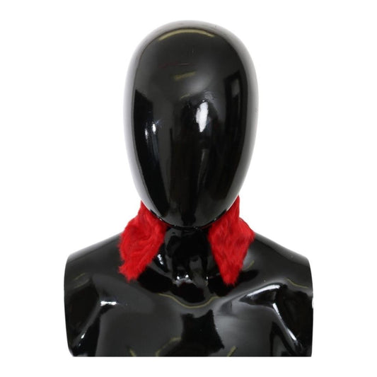 Dolce & Gabbana Red Fur Neck Collar Wrap Lambskin Scarf 1728,67345645728,Accessories,Dolce & Gabbana,Material: 100% Lambskin,New with tags,Red,Scarves - Accessories,Scarves - Scarves - Accessories,Scarves - Women - Accessories,Women,Women - Accessories