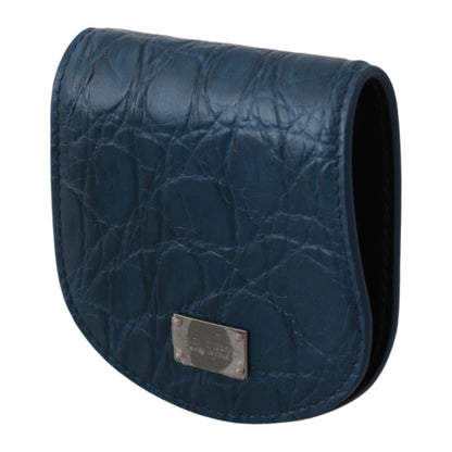 Dolce & Gabbana Blue Leather Holder Pocket Condom Case 1728,67345645728,Accessories,Blue,Dolce & Gabbana,Material: 100% Caimano,Men,Men - Accessories,New with tags,Other - Men - Accessories,Wallets - Accessories,Wallets - Wallets - Accessories