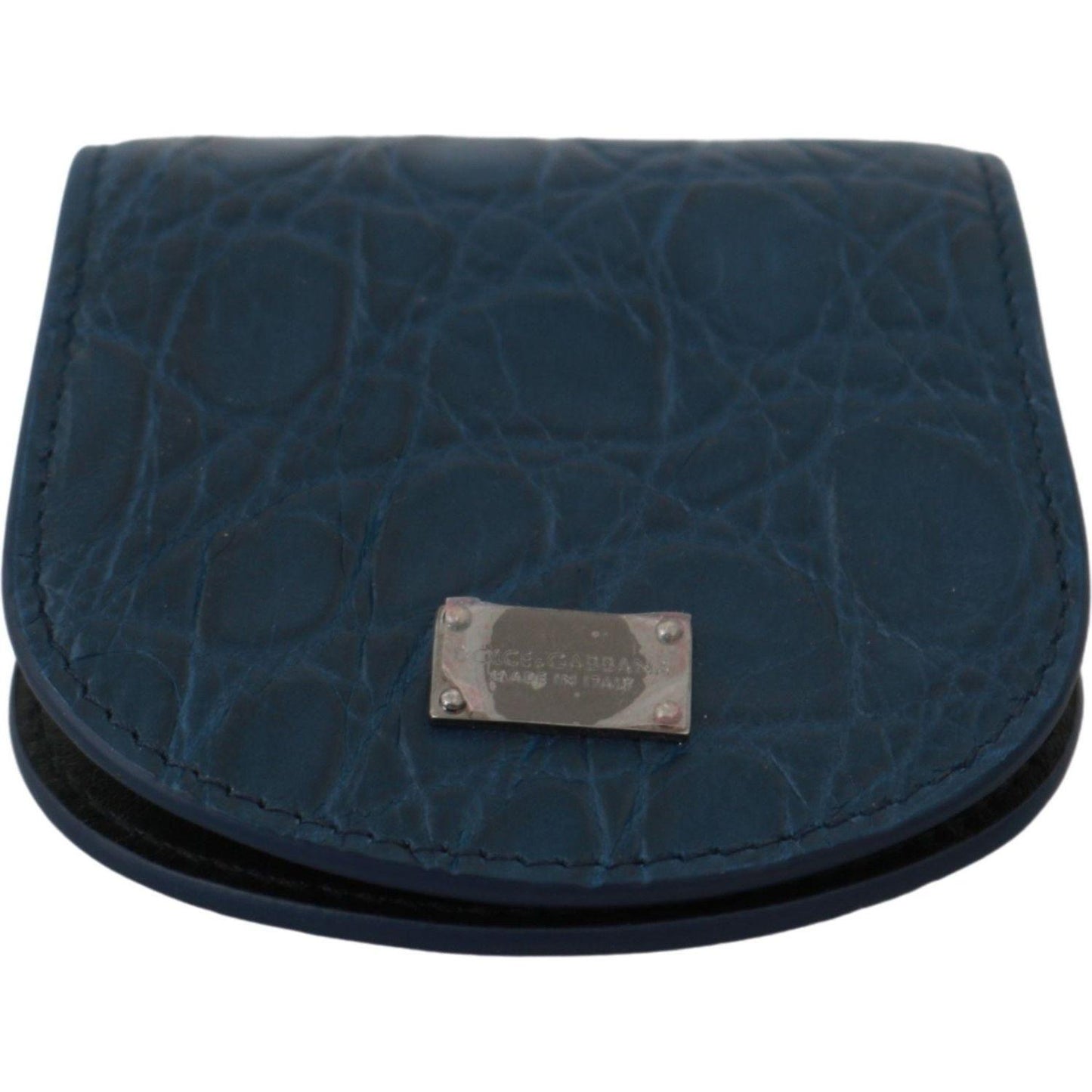 Dolce & Gabbana Blue Leather Holder Pocket Condom Case 1728,67345645728,Accessories,Blue,Dolce & Gabbana,Material: 100% Caimano,Men,Men - Accessories,New with tags,Other - Men - Accessories,Wallets - Accessories,Wallets - Wallets - Accessories