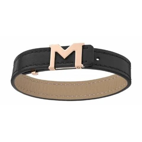 MONTBLANC LEATHER Mod. M LOGO Bracelet,LEATHER GOODS,Unisex