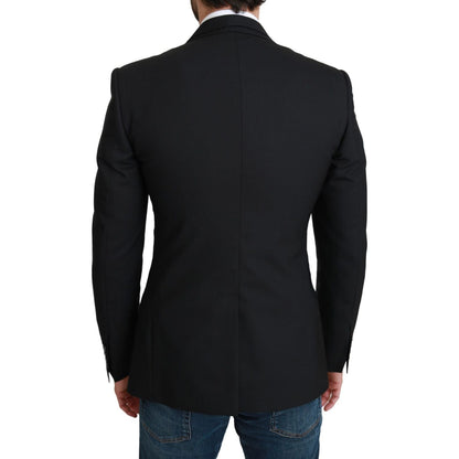 Dolce & Gabbana Black Single Breasted Formal Wool Blazer 1728,67345645728,Black,Blazers - Men - Clothing,Blazers - Suits & Blazers - Clothing,Clothing,Dolce & Gabbana,IT46 | S,Material: 100% Virgin Wool,Men,Men - Clothing,New with tags,Suits & Blazers - C