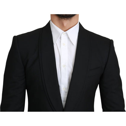 Dolce & Gabbana Black Single Breasted Formal Wool Blazer 1728,67345645728,Black,Blazers - Men - Clothing,Blazers - Suits & Blazers - Clothing,Clothing,Dolce & Gabbana,IT46 | S,Material: 100% Virgin Wool,Men,Men - Clothing,New with tags,Suits & Blazers - C
