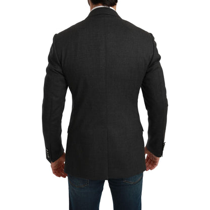 Dolce & Gabbana Gray NAPOLI Slim Fit Jacket Wool Blazer 1728,67345645728,Blazers - Men - Clothing,Blazers - Suits & Blazers - Clothing,Clothing,Dolce & Gabbana,Gray,IT46 | S,Material: 88% Wool 8% Nylon 3% Cashmere 1% Elastane,Men,Men - Clothing,New with t
