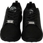 Philipp Plein Elegant Black Gisella Sneakers WOMAN SNEAKERS Philipp Plein Black
