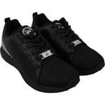 Philipp Plein Elegant Black Gisella Sneakers WOMAN SNEAKERS Philipp Plein Black
