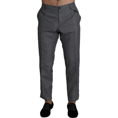 Dolce & Gabbana Gray Formal Dress Trouser Slim Fit Pants Dolce & Gabbana