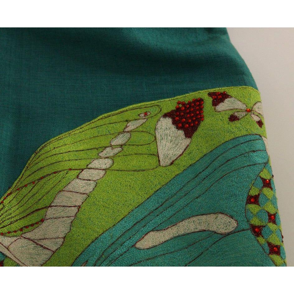 Lanre Da Silva Ajayi Green Above Knee Mini Dress
