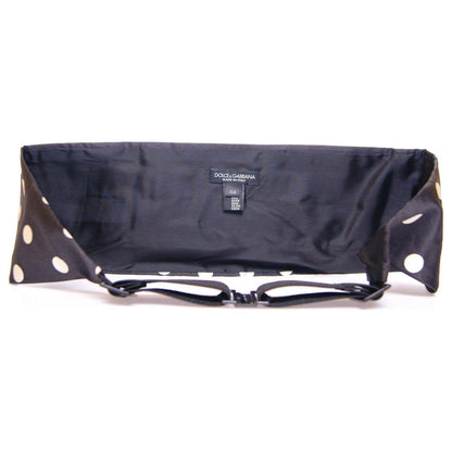 Dolce & Gabbana Black Waist Smoking Tuxedo Cummerbund Belt