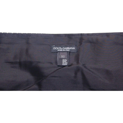 Dolce & Gabbana Black Waist Smoking Tuxedo Cummerbund Belt