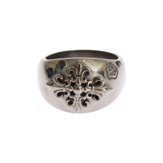 Nialaya Silver 925 Sterling Authentic Crest Ring Ring