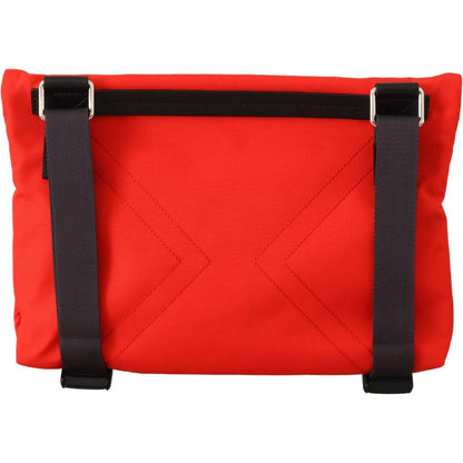 Givenchy Red Polyamide Downtown Flat Crossbody Bag Crossbody Bag