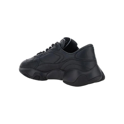 Valentino Black Calf Leather Garavani Sneakers MAN SNEAKERS