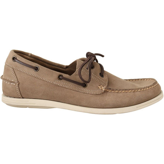 Pollini Beige Suede Low Top Mocassin Loafers Casual Men Shoes 1728,67345645728,Beige,EU39/US6,Flats - Shoes,Loafers - Men - Shoes,Loafers - Shoes,Material: Suede,Men,Men - Shoes,Moccassins - Flats - Shoes,New with tags,Pollini,Shoes