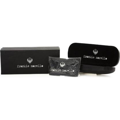 Frankie Morello Black Metallic Fiber Men Sunglass 1728,67345744032,Accessories,Black,Frankie Morello,Glasses and Sunglasses - Accessories,Men,New with tags,Sunglasses,Sunglasses - Glasses and Sunglasses - Accessories,Sunglasses for Men - Sunglasses