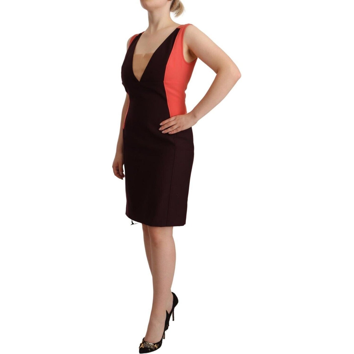 CO|TE Multicolor Polyester Sleeveless Sheath Knee Length Dress 1728,67345645728,Clothing,CO|TE,Dresses - Clothing,Dresses - Women - Clothing,IT44|L,Material: 100% Polyester,Midi - Dresses - Clothing,Multicolor,New with tags,Sleeveless - Dresses - Clothing