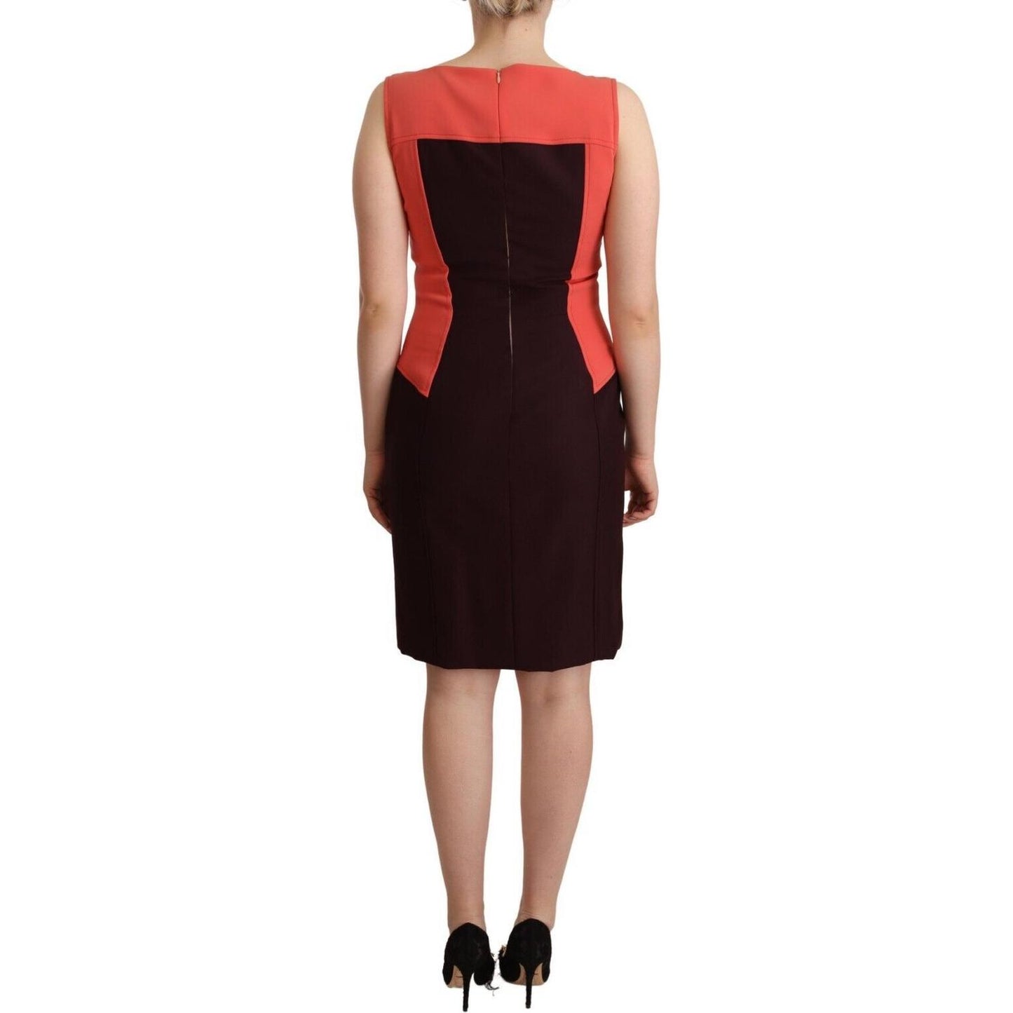 CO|TE Multicolor Polyester Sleeveless Sheath Knee Length Dress 1728,67345645728,Clothing,CO|TE,Dresses - Clothing,Dresses - Women - Clothing,IT44|L,Material: 100% Polyester,Midi - Dresses - Clothing,Multicolor,New with tags,Sleeveless - Dresses - Clothing