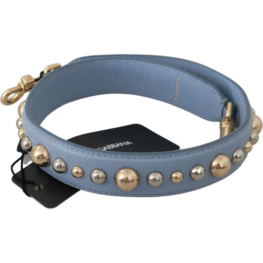 Dolce & Gabbana Blue Leather Handbag Accessory Shoulder Strap Dolce & Gabbana