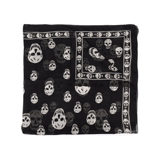 Alexander McQueen Scarfs Black Scarves Hats & Gloves Alexander Mcqueen Gray