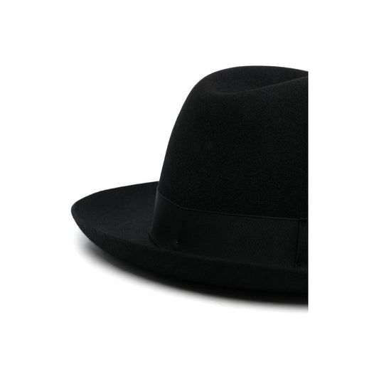 Borsalino Hats Black Scarves Hats & Gloves Borsalino Black