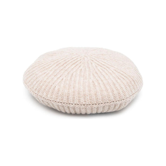 GANNI Hats Beige Scarves Hats & Gloves Ganni Antique White