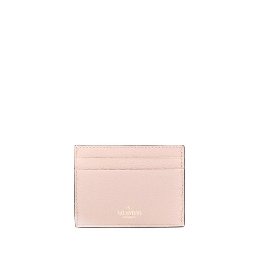 Valentino Garavani Rockstud leather card case