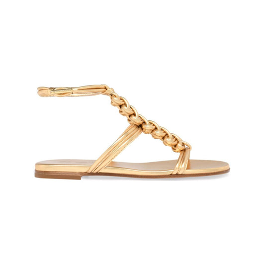 Gianvito Rossi Sandals Golden Sandals Gianvito Rossi Tan