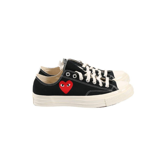 Comme Des Garcons Play Single Heart Chuck 70 Sneakers Comme Des Garcons Light Gray