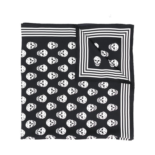Alexander McQueen Scarfs Black Scarves Hats & Gloves Alexander Mcqueen Dark Slate Gray