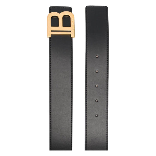 Balmain Women Leather Belt Black Belts Balmain Dark Slate Gray