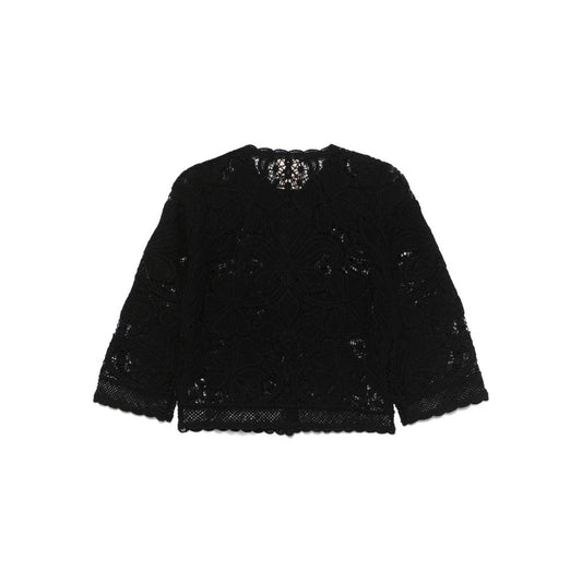 Semicouture Sweaters Black Topwear Semicouture Black