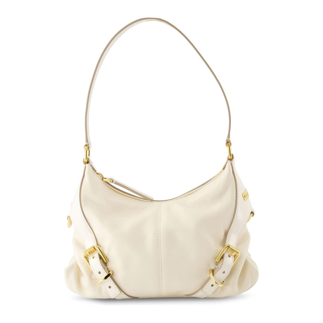 Front view with bag zipped and handles upright.