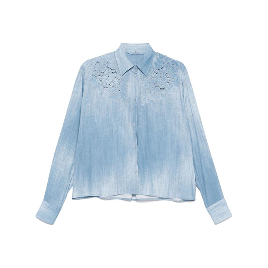 Ermanno Scervino Shirts Clear Blue
